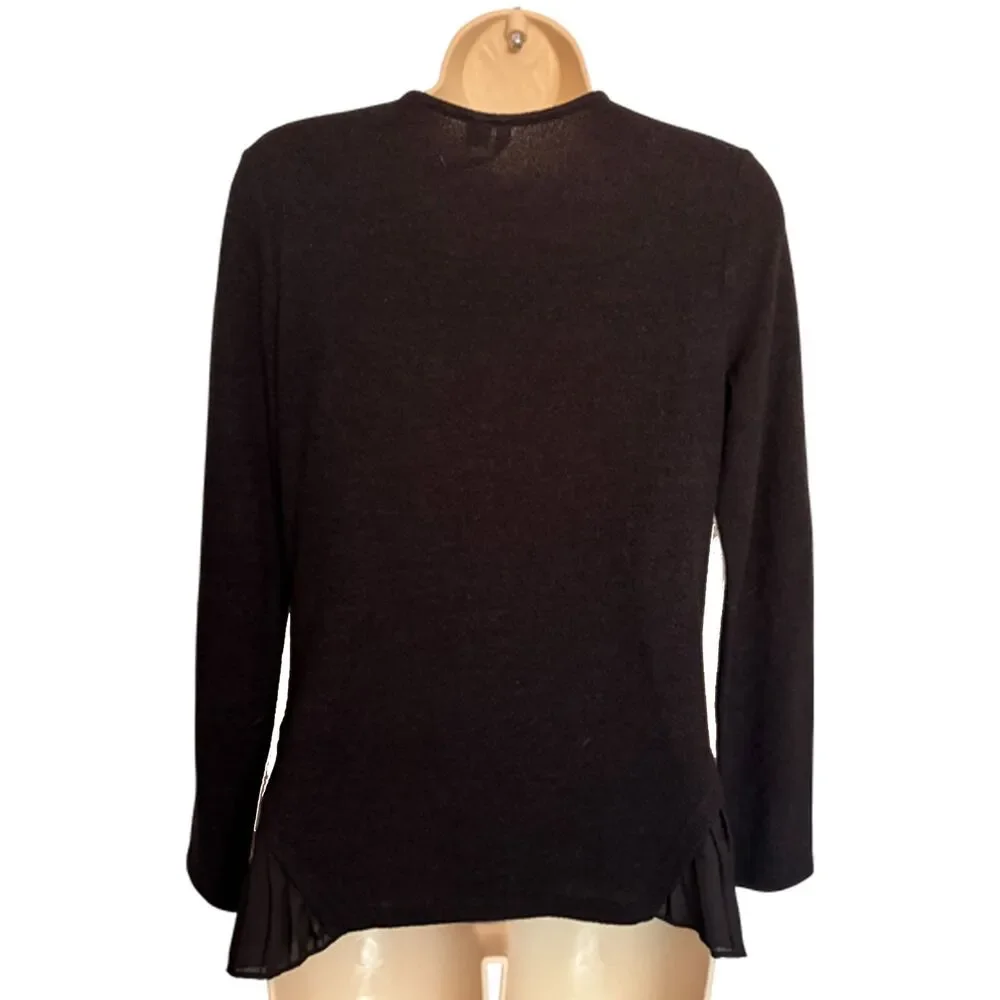 Lauren Conrad Black Ruffle Sweater Size XS - Picture 6 of 10